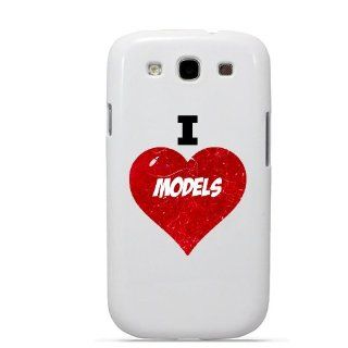 SudysAccessories I Love Heart Models Samsung Galaxy S3 Case S III Case i9300   SoftShell Full Plastic Snap On Graphic Case Cell Phones & Accessories