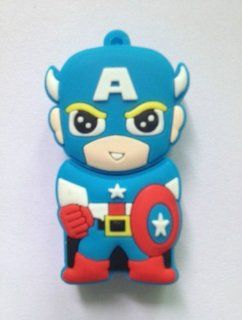 New Captain America USB 2.0 Memory Stick Flash Pen Drive 4gb Best Quality Cute Gift Fast Shipping Ship Worldwide From Hengheng Shop: Everything Else
