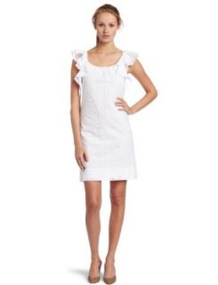 London Times Womens Sheath Dress, White, 4 at  Womens Clothing store