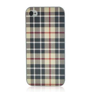 Classic Check Pattern Rubberized Case Cover   iPhone 4 4S: Cell Phones & Accessories