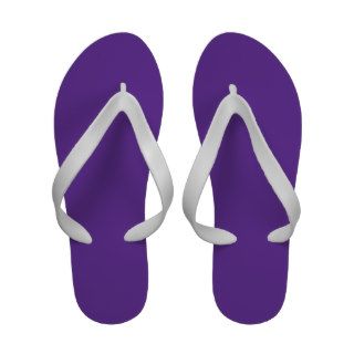 solid concord grape color flip flops