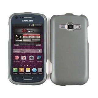 Cell Armor Snap On Case for Samsung Ring M840   Retail Packaging   Honey Metallic Gray, Leather Finish: Cell Phones & Accessories