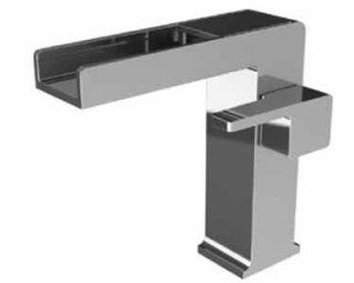 Watermark 35 1.15WF ED1 SEL Edge Satin Elite Brass (14K) Waterfall Single Handle Monoblock   Touch On Bathroom Sink Faucets  