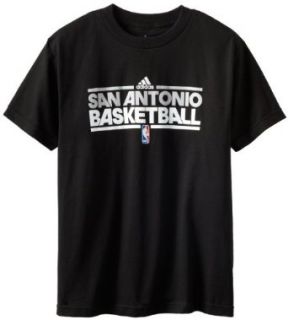 NBA San Antonio Spurs Practice Short Sleeve Tee (Grey, Medium) : Sports Fan T Shirts : Clothing