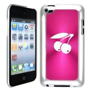 Apple iPod Touch 4 4G 4th Generation Hot Pink B987 hard back case cover Cherries: Cell Phones & Accessories