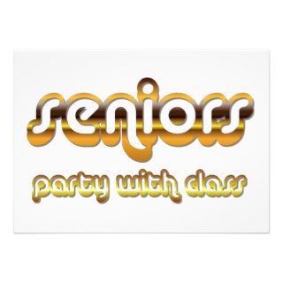Personalized Seniors 2012 Graduation Party Personalized Announcement