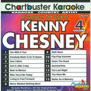 Karaoke: Kenny Chesney, Vol. 4 (Lyrics included