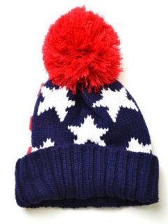 Americana USA American Flag Red White & Blue Knitted Hat Beanie at  Mens Clothing store