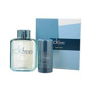 cK Free for Men Gift Set   3.4 oz EDT Spray + 2.6 oz Deodorant Stick : Eau De Toilettes : Beauty