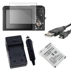 Battery/ Charger/ USB Cable/ Screen Protector for Nikon S9100 Eforcity Camera Batteries & Chargers