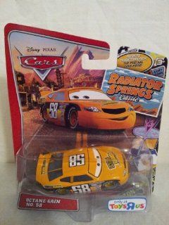 Disney Cars Radiator Springs Classic "Octane Gain" No. 58 Exclusive 1/55 Scale Die Cast Vehicle: Toys & Games