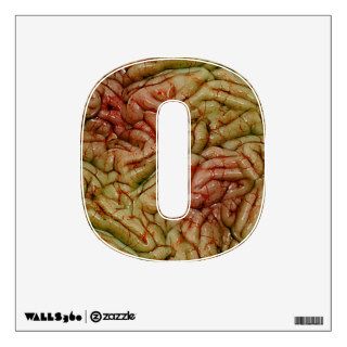 Number Decal   Brains Brainz BRAINZZ Wall Skin