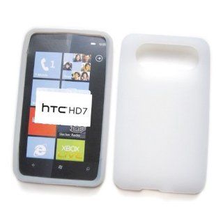 HTC HD7 (T Mobile) Silicone Skin Case, Clear: Cell Phones & Accessories