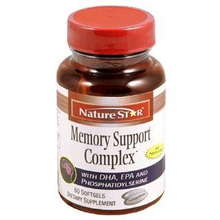 NatureStar Memory Support Complex Dietary Supplement Softgels, 60 Count Bottles (Pack of 2): Health & Personal Care