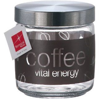 Bormioli Rocco Giara Natural Coffee Jar with Lid, 25 1/2 Ounce: Kitchen & Dining