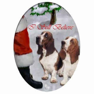 Basset Hound Christmas Gifts Ornament Photo Sculptures