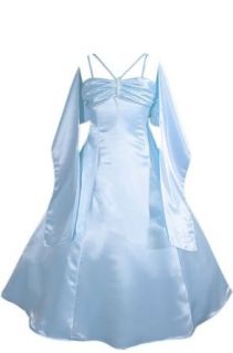 AMJ Dresses Inc Girls Sky Blue Flower Girl Formal Dress Sizes 4 to 16: Clothing
