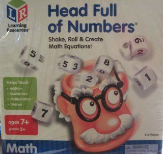 Head Full of Numbers: Shake, Roll & Create Math Equations!: Toys & Games