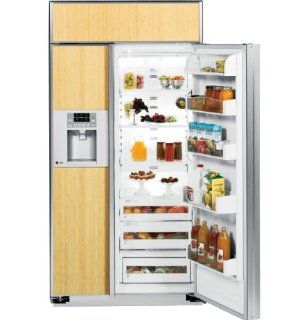 GE Profile 42 inch Built In Side by Side Refrigerator with Dispenser: Home Improvement