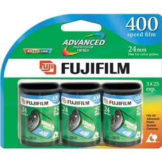 Fujifilm Advanced 400 Speed 25 Exposure APS Film   3 Pack : Photographic Film : Camera & Photo