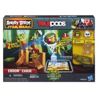 Angry Birds Star Wars Telepods Endor Chase Playset: Toys & Games