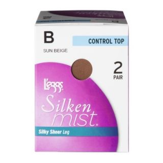 Leggs® Silken Mist Control Top Pantyhose 2 P