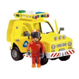 Fireman Sam   Friction Rescue Vehicle with Tom: Toys & Games