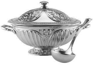 Lenox Butler's Pantry Alternative Metal 3 Quart Soup Tureen with Ladle Kitchen & Dining