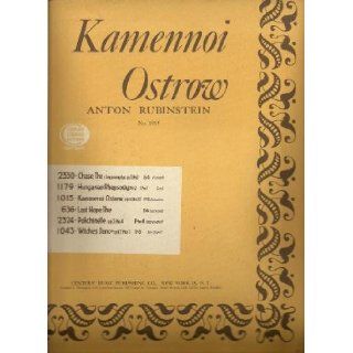 Kamennoi Ostrow (OP. 10 No 22, Brillant Concert Numbers Series Six (In the Six and Seventh Grades)): Anton Rubinstein: Books