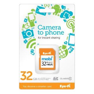 Eye Fi Mobi 32GB SDHC Class 10 Wireless Memory Card with 90 day Eye Fi Cloud Service, Frustration Free Packaging (MOBI 32 FF) CURRENT MODEL: Computers & Accessories