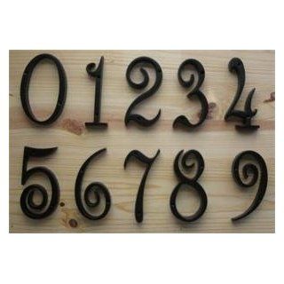 House Numbers by Garden at Home   Black finish   Number 0 : Patio, Lawn & Garden