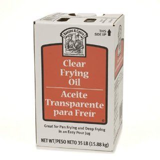 Bakers & Chefs Clear Frying Oil   35 lbs. : Grocery Oils : Grocery & Gourmet Food