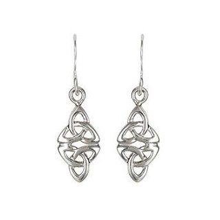 Kit Heath Celtic Double Trinity Knot Dangle Earrings: Kit Heath Celtic: Jewelry