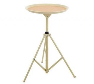 Tablemate Quick Tray Multipurpose Folding Round Tray Table —