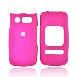 For Pantech Breeze II Rubberized Hard Case Rose PINK: Cell Phones & Accessories