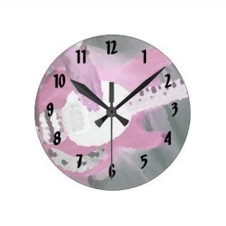 bass player painterly invert mag four string bass clock