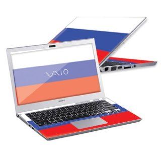 MightySkins Protective Skin Decal Cover for Sony VAIO T Series Ultrabook with 13.3" screen Sticker Skins Russian Flag: Electronics
