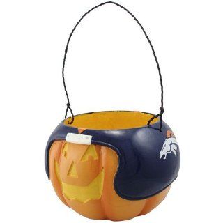 NFL Denver Broncos Halloween Pumpkin Bucket  Sports Fan Wallets  Sports & Outdoors