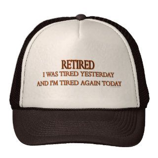 Retired Trucker Hats