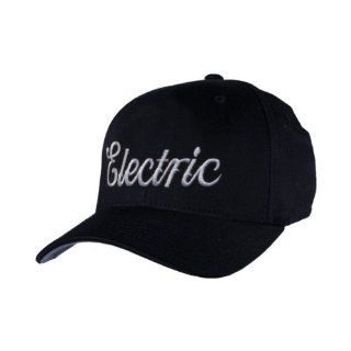Electric Visual Cursive Men's Flexfit Sportswear Hat   Black / Small/Medium Automotive
