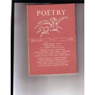 Poetry (Magazine) Volume 96 Number 2 May 1960 Creeley O'Hara Etc: Henry Rago: Books