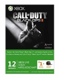 Xbox Live   Gold Mitgliedschaft 12 + 1 Monate   im Design von Call of Duty: Black Ops 2: Xbox 360: Games