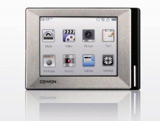 Cowon D2+ MP3 /Video Player 16 GB (6,4 cm (2,5 Zoll) Touchscreen Display, SD/MMC Kartenslot) silber: Audio & HiFi
