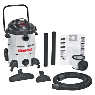 Shop-Vac Stainless Steel Wet/Dry Vacuum with Handle — 16-Gallon, 6.5 Peak HP, Model# 5866400  Vacuums
