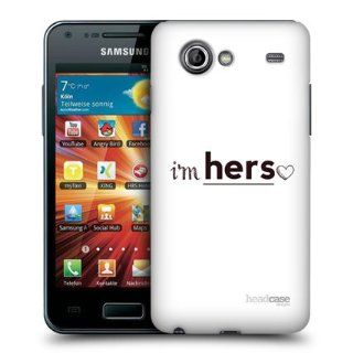 Head Case Designs Im Hers His Plus Her Design Case For Samsung Galaxy S Advance I9070 Cell Phones & Accessories