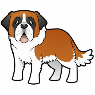 Cartoon Saint Bernard Photo Cut Outs