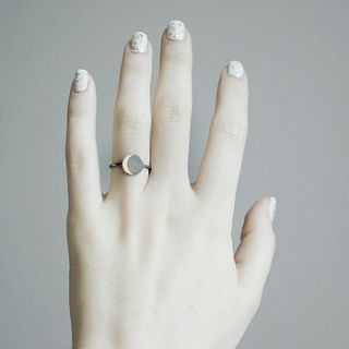 moon phase ring by chelsey adams