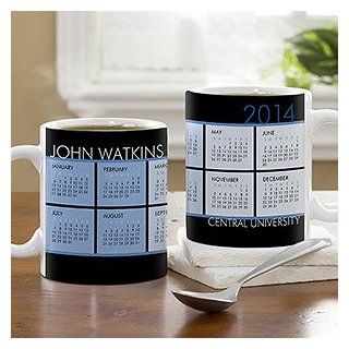 Personalized Coffee Mug Calendars   It's A Date Kitchen & Dining