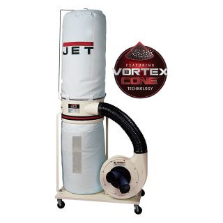 JET Dust Collector — 2 HP, 230 Volt, Model# DC-1200VX-BK1  Dust Management