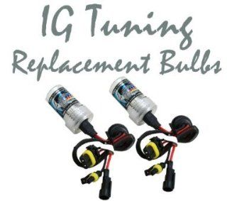 Ig Tuning Xenon HID Lights H10/9145/9140/9045 5000k 5k Replacement Light Bulbs, Car Conversion Kit Headlight Lamp(1 Pair, OEM White Color): Automotive